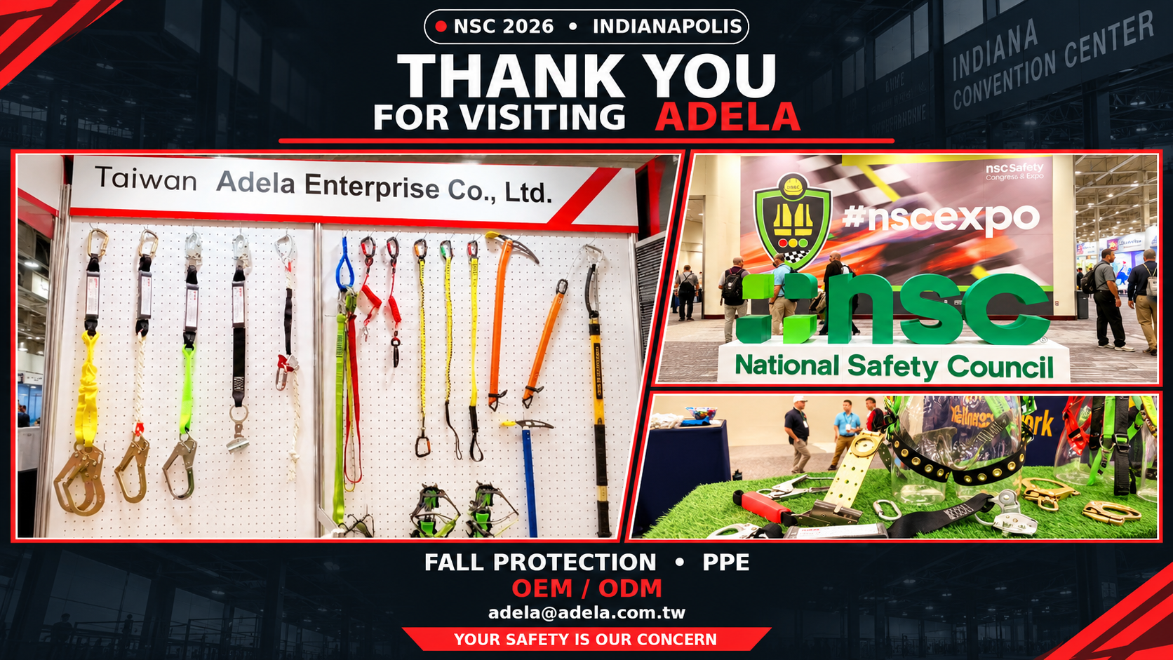 ADELA Successfully Concludes Its Exhibition at the 2026 NSC Safety Congress & Expo